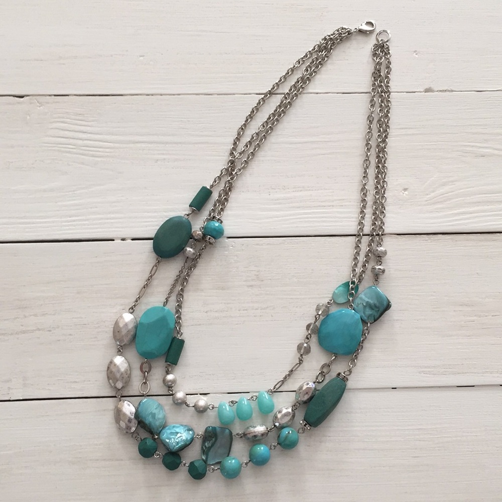 Silver and Turquoise Necklace